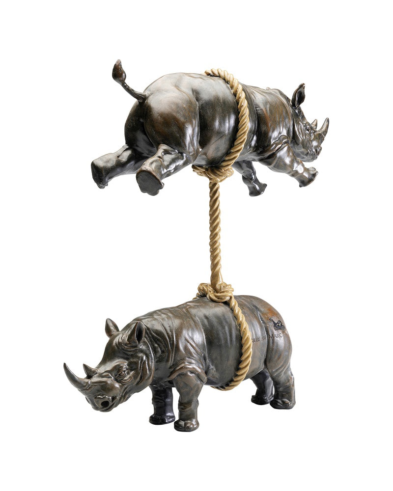 Kare - Deco Figurine Artistic Rhino 46cm