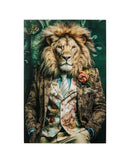 Kare - Glass Picture Mister Lion 100x150cm
