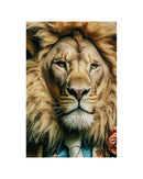 Kare - Glass Picture Mister Lion 100x150cm