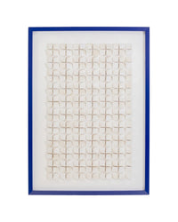 Kare - Framed Picture Origami White 74x104cm
