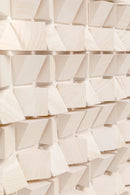 Kare - Framed Picture Origami White 74x104cm