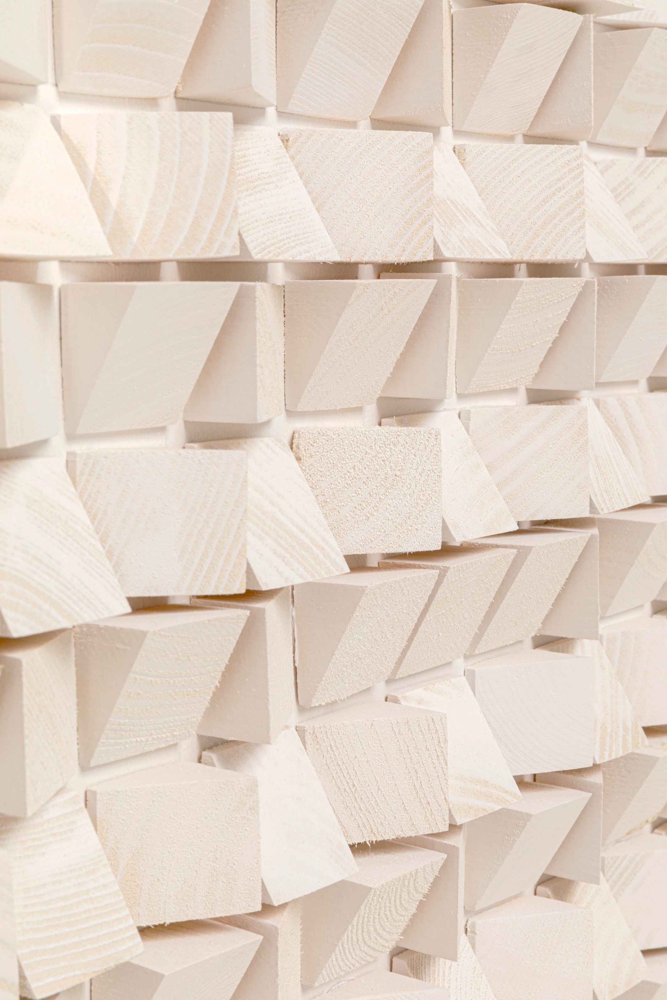 Kare - Framed Picture Origami White 74x104cm
