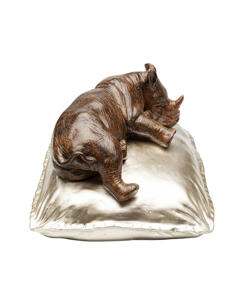 Kare - Deco Figurine Sleeping Rhino 37cm