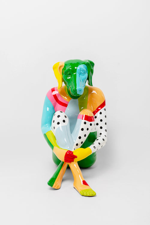Kare - Deco Figurine Dog Marc Colore 80cm