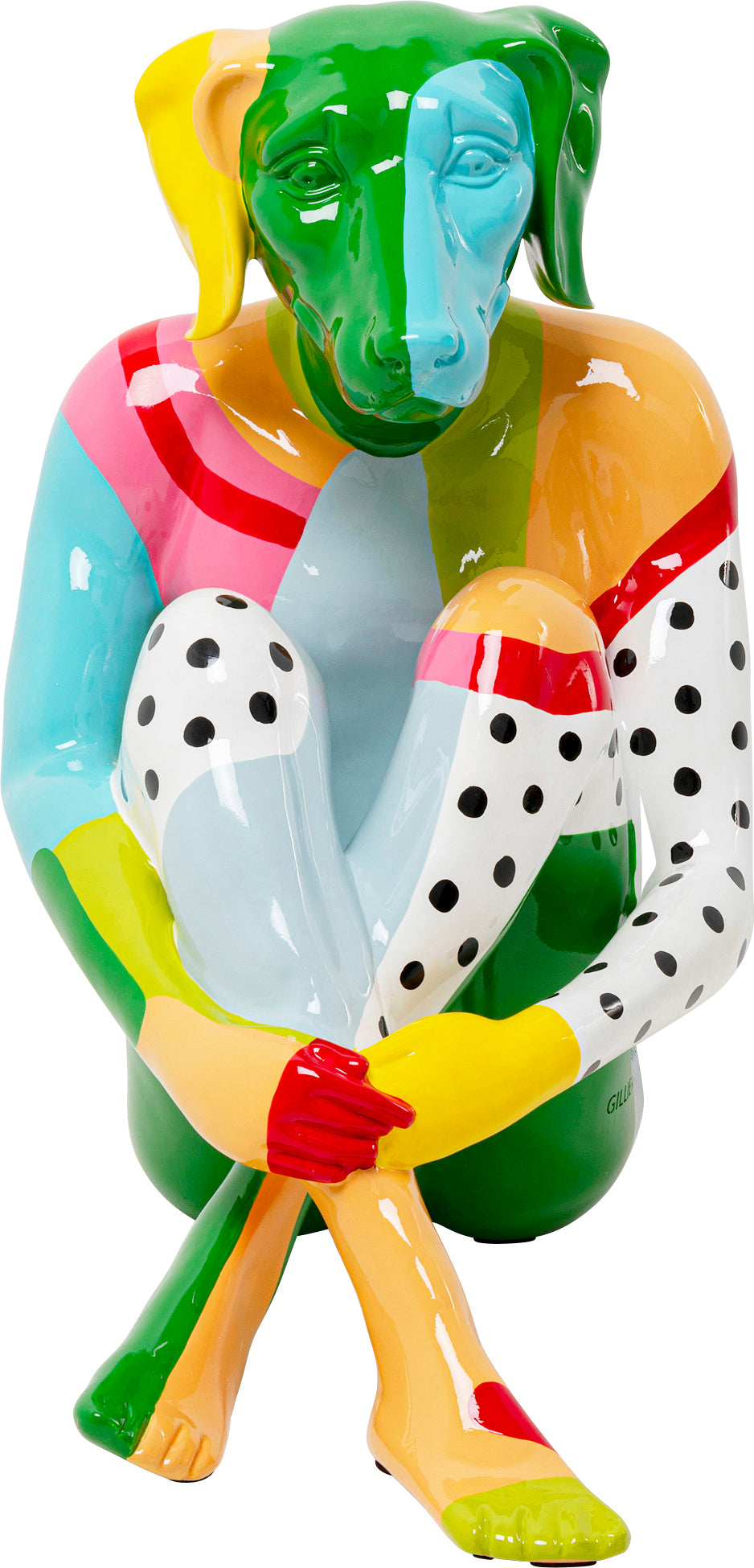 Kare - Deco Figurine Dog Marc Colore 80cm