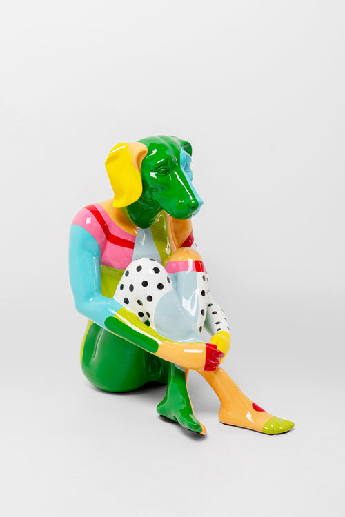 Kare - Deco Figurine Dog Marc Colore 80cm