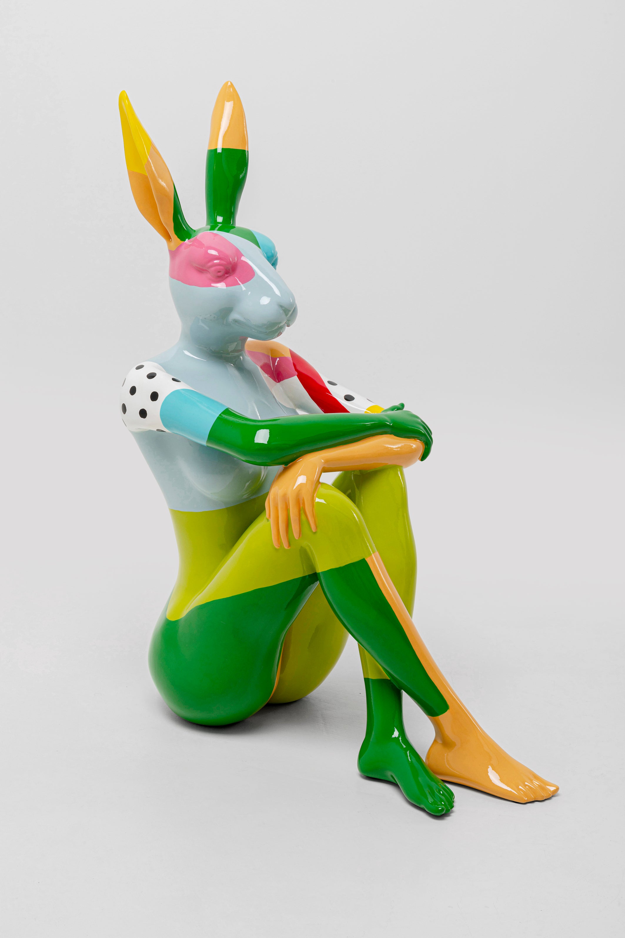 Kare - Deco Figurine Rabbit Gillie Colore 80cm