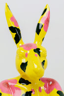 Kare - Deco Figurine Rabbit Gillie Yellow 80cm