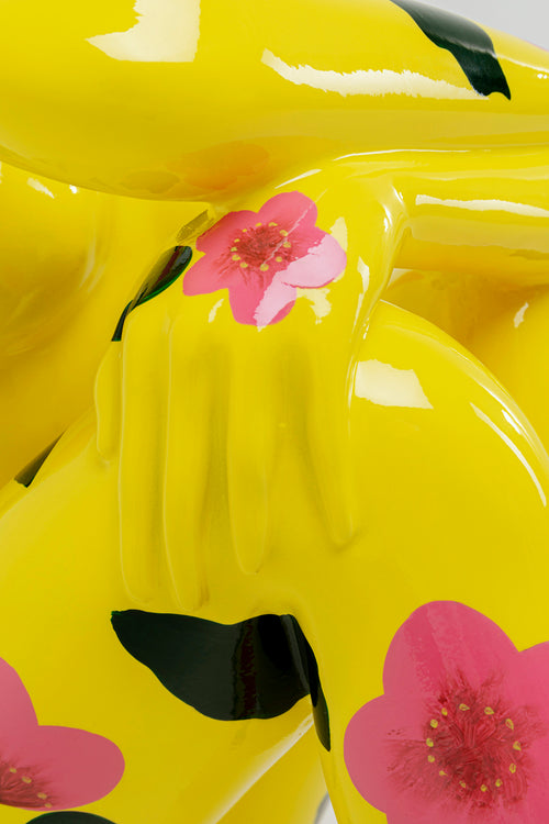 Kare - Deco Figurine Rabbit Gillie Yellow 80cm