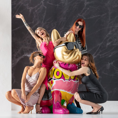 Kare - Deco Figurine Graffiti Dog 152cm