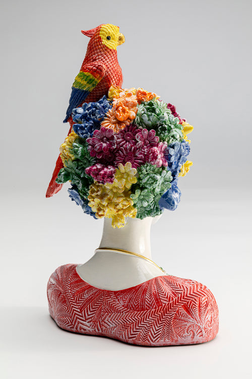Kare - Deco Figurine Flower Girl 50cm