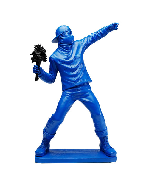 Kare - Deco Figurine Street Art Bouquet Blue 67cm