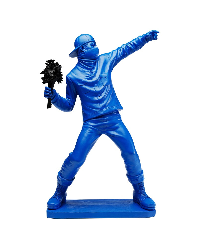 Kare - Deco Figurine Street Art Bouquet Blue 67cm