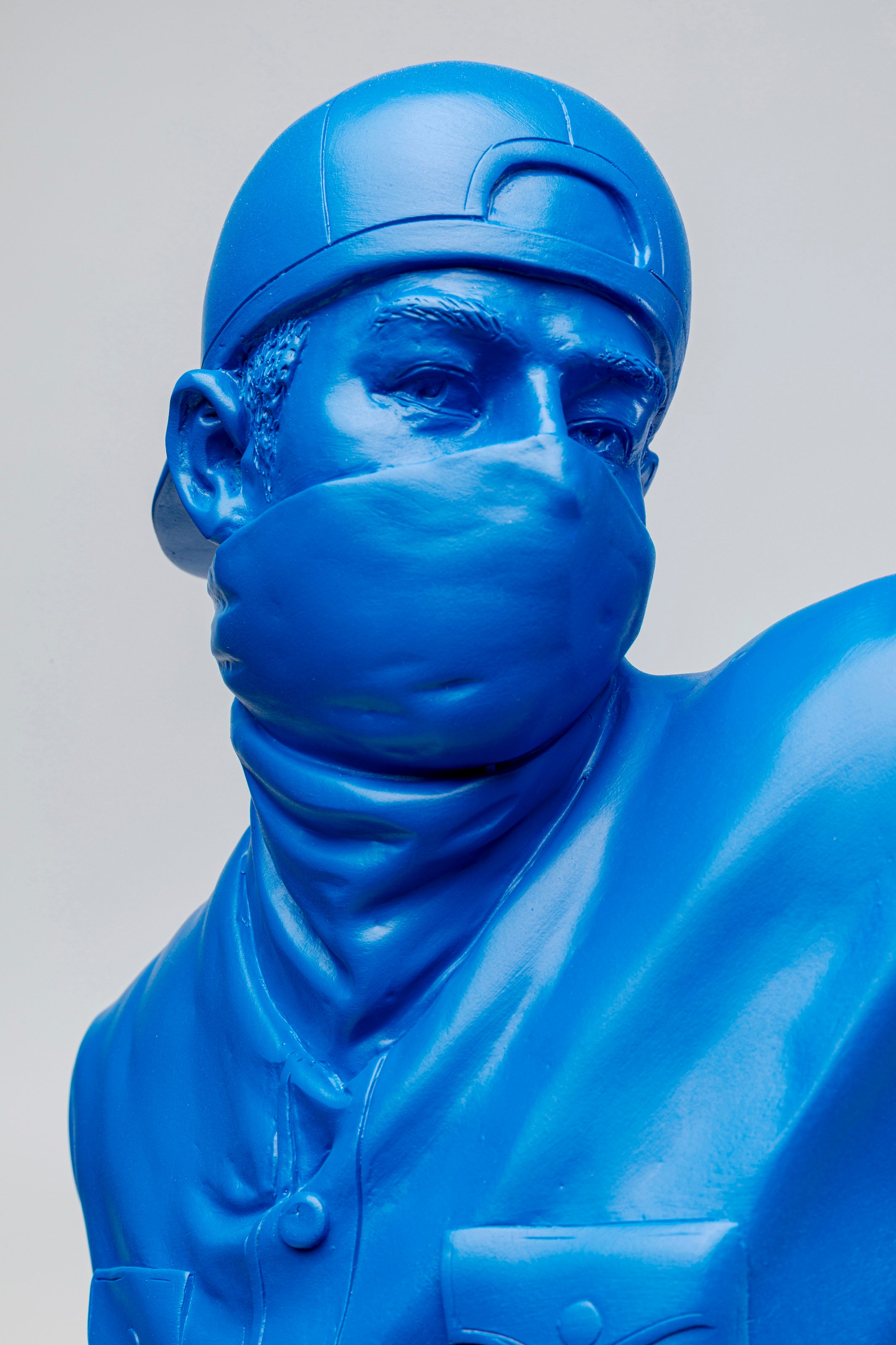 Kare - Deco Figurine Street Art Bouquet Blue 67cm