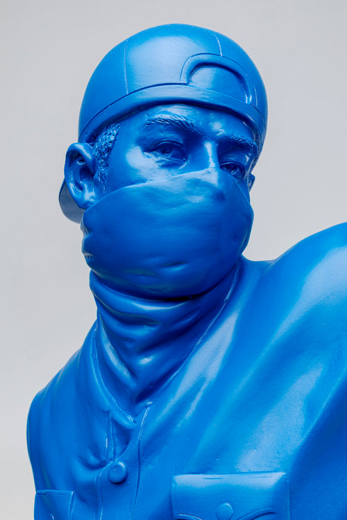 Kare - Deco Figurine Street Art Bouquet Blue 67cm