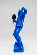 Kare - Deco Figurine Street Art Bouquet Blue 67cm