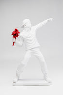 Kare - Deco Figurine Street Art Bouquet White 67cm