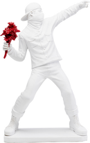 Kare - Deco Figurine Street Art Bouquet White 67cm