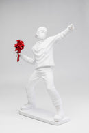 Kare - Deco Figurine Street Art Bouquet White 67cm
