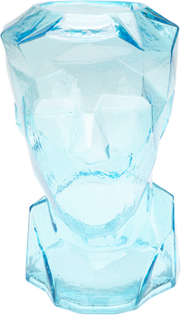 Kare - Vase Prisma Face Light Blue 30cm