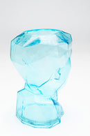 Kare - Vase Prisma Face Light Blue 30cm