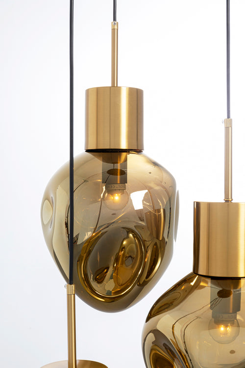 Kare - Pendant Lamp Supernova Amber Tre Ø45cm
