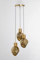 Kare - Pendant Lamp Supernova Amber Tre Ø45cm