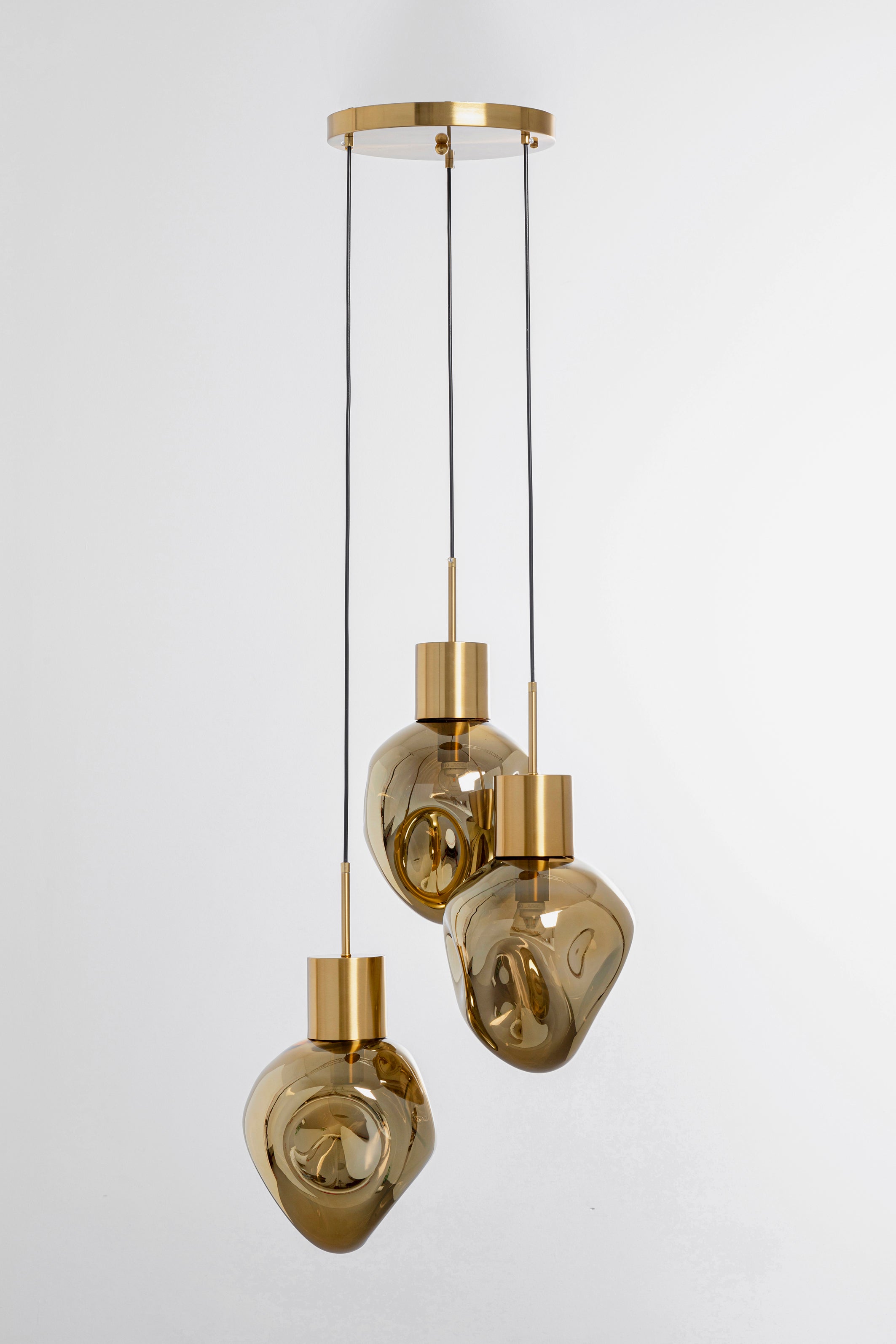Kare - Pendant Lamp Supernova Amber Tre Ø45cm