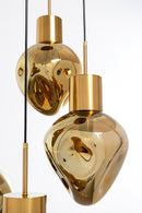 Kare - Pendant Lamp Supernova Amber Cinque Ø50cm