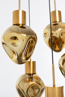 Kare - Pendant Lamp Supernova Amber Cinque Ø50cm