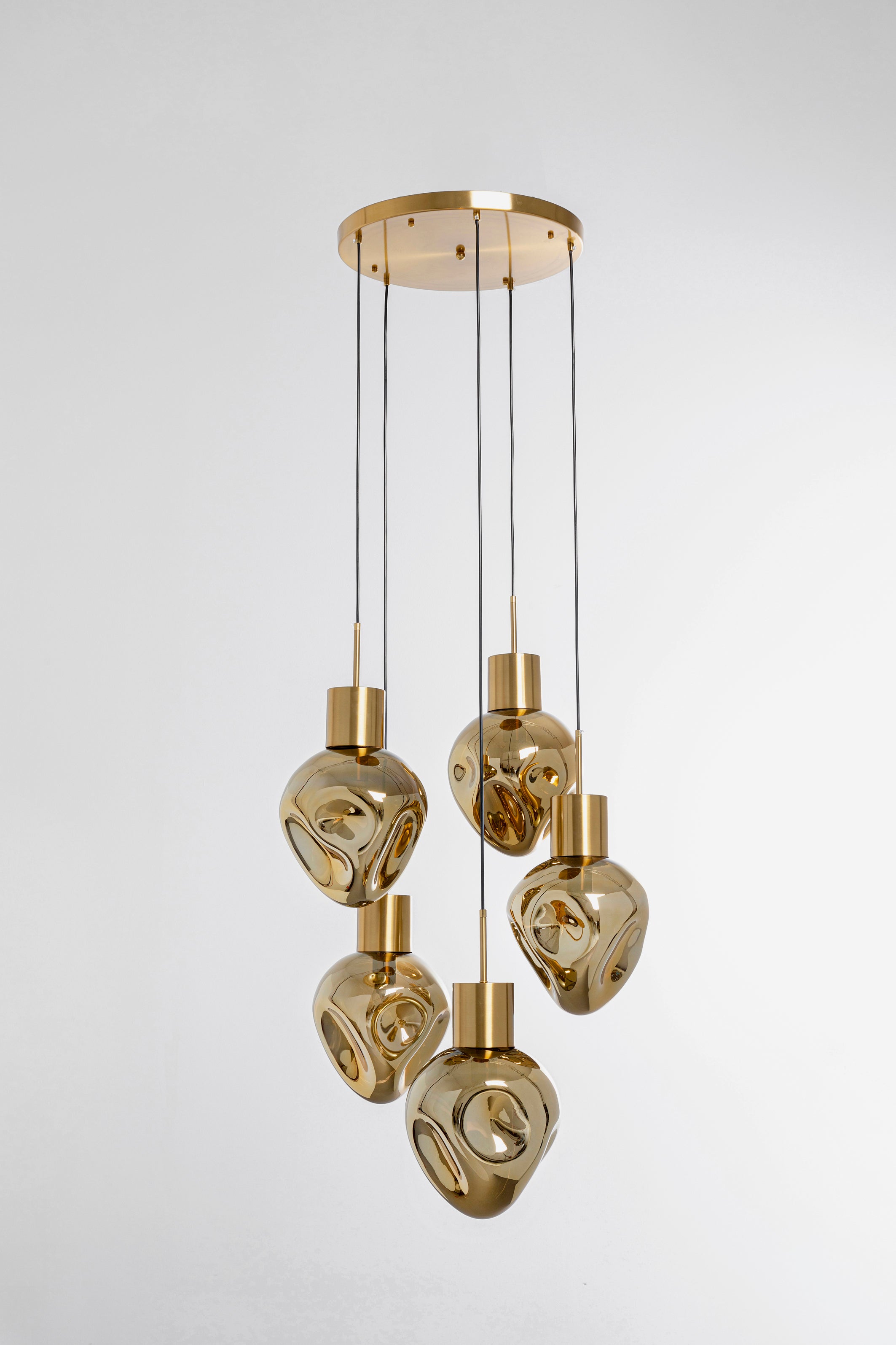 Kare - Pendant Lamp Supernova Amber Cinque Ø50cm