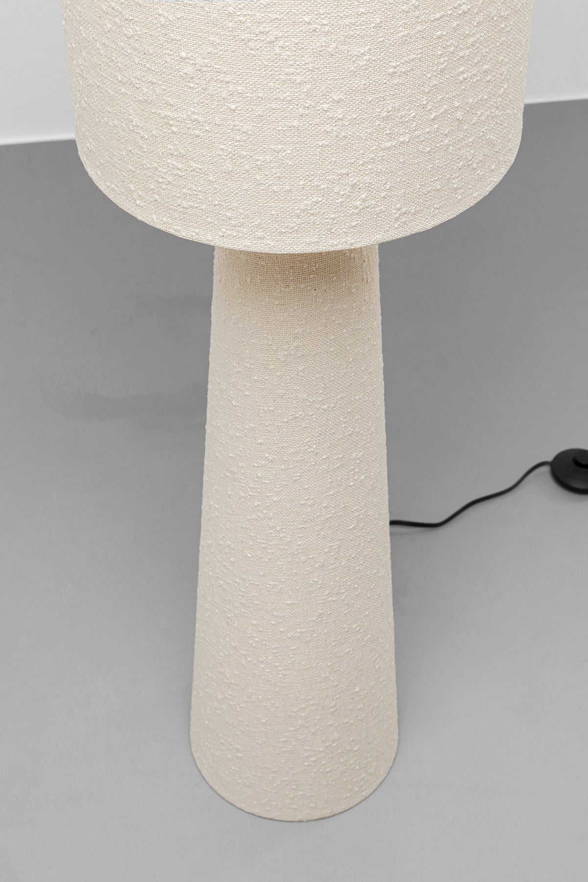 Kare - Floor Lamp Marleen Beige Boucle 130cm