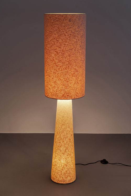 Kare - Floor Lamp Marleen Beige Boucle 130cm