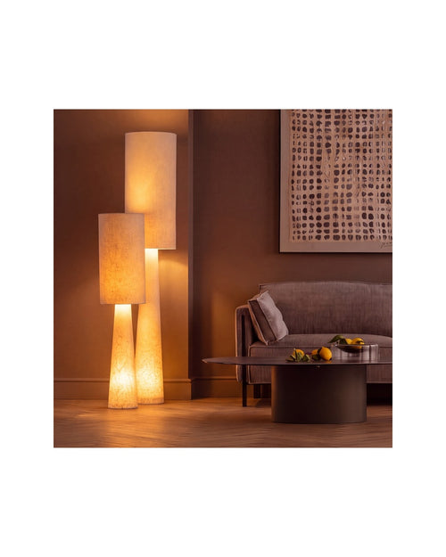 Kare - Floor Lamp Marleen Beige Boucle 190cm