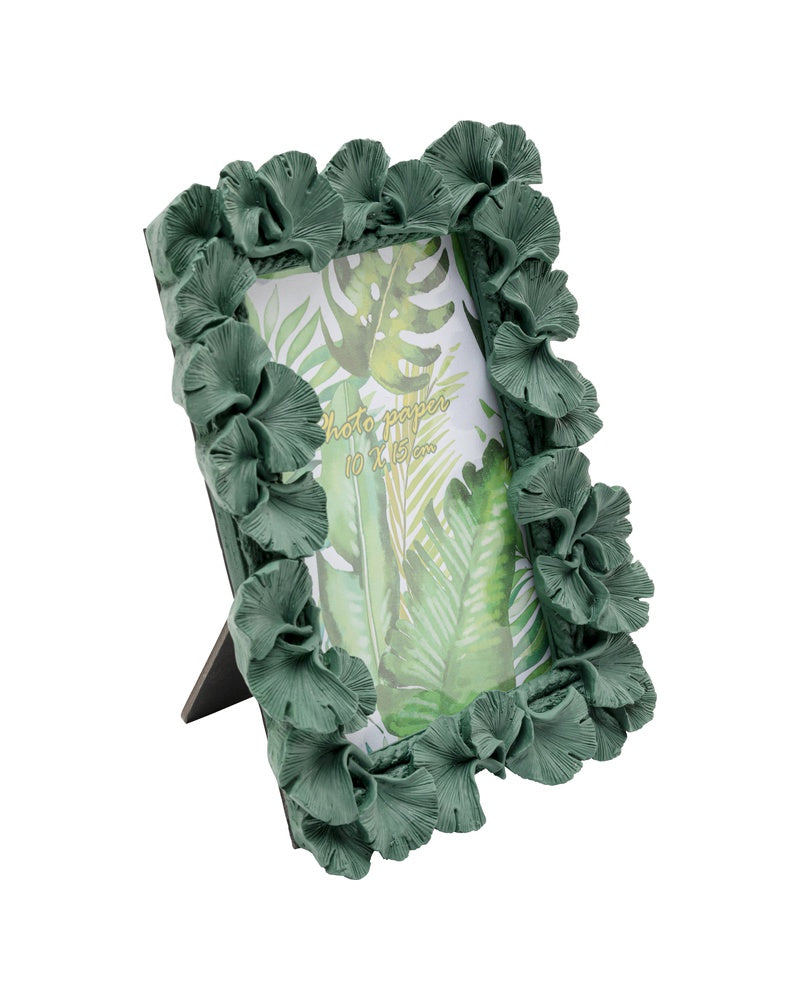Kare - Picture Frame Ginkgo Leaf Green 10x15cm