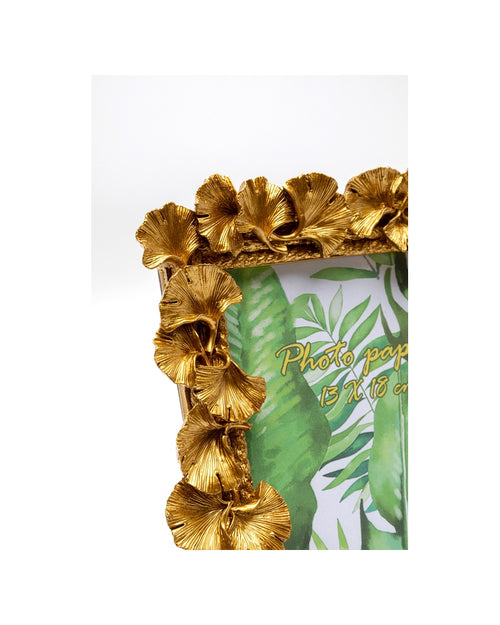 Kare - Picture Frame Ginkgo Leaf Gold 13x18cm