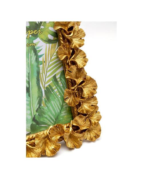 Kare - Picture Frame Ginkgo Leaf Gold 13x18cm