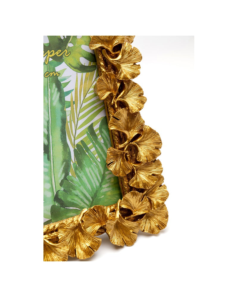 Kare - Picture Frame Ginkgo Leaf Gold 13x18cm