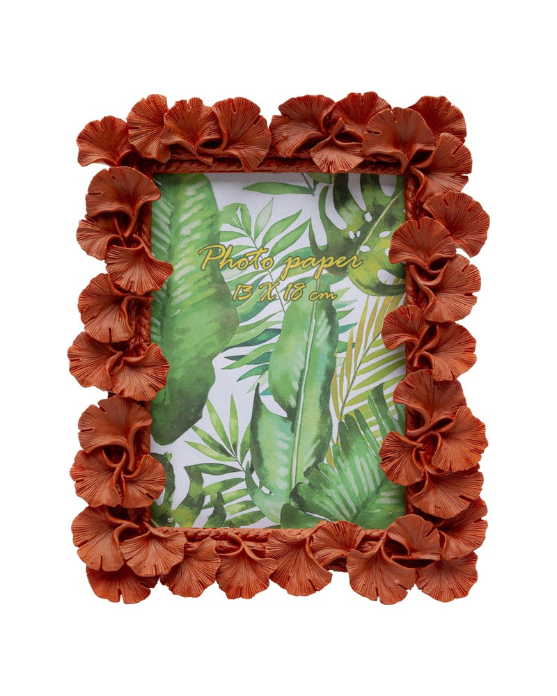 Kare - Picture Frame Ginkgo Leaf Orange 13x18cm