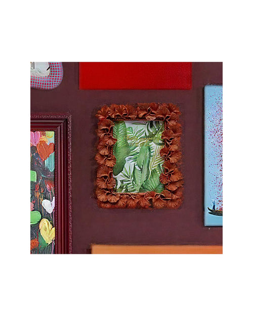 Kare - Picture Frame Ginkgo Leaf Orange 13x18cm