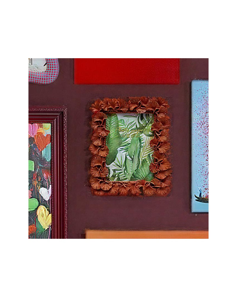 Kare - Picture Frame Ginkgo Leaf Orange 13x18cm