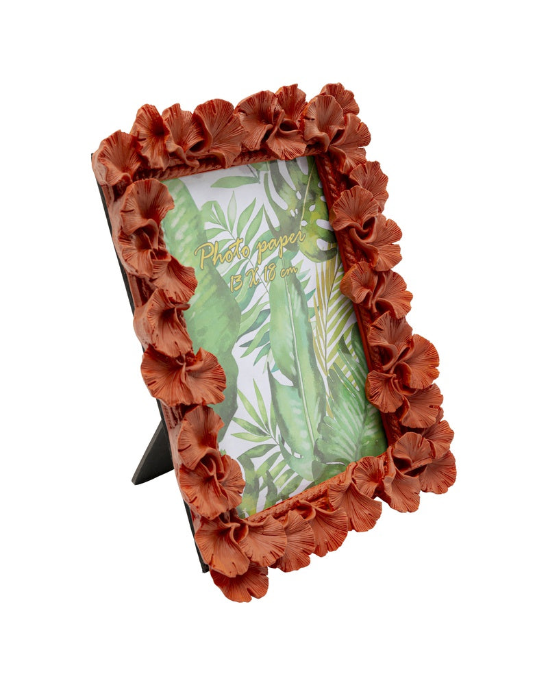 Kare - Picture Frame Ginkgo Leaf Orange 13x18cm