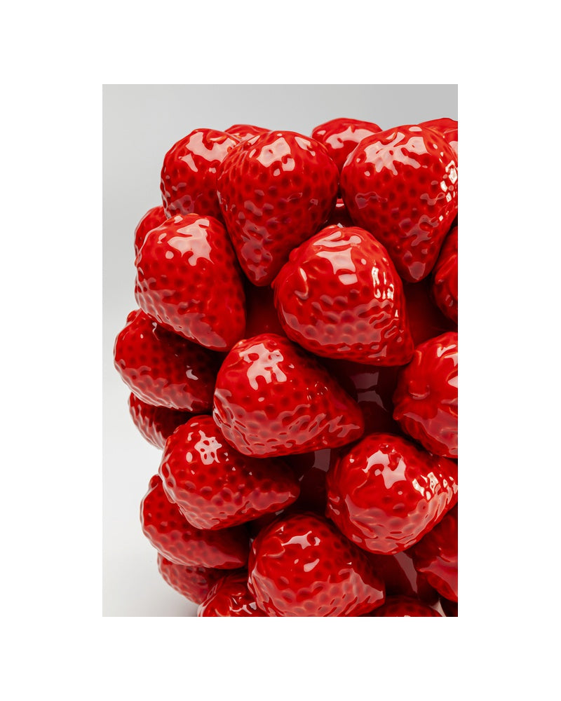 Kare - Vase Strawberries Red 24cm