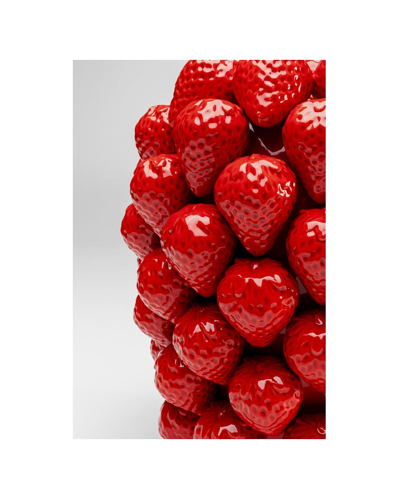 Kare - Vase Strawberries Red 30cm