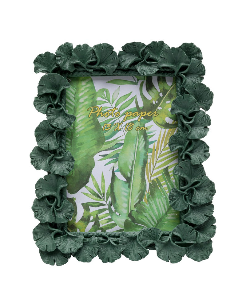 Kare - Picture Frame Ginkgo Leaf Green 13x18cm