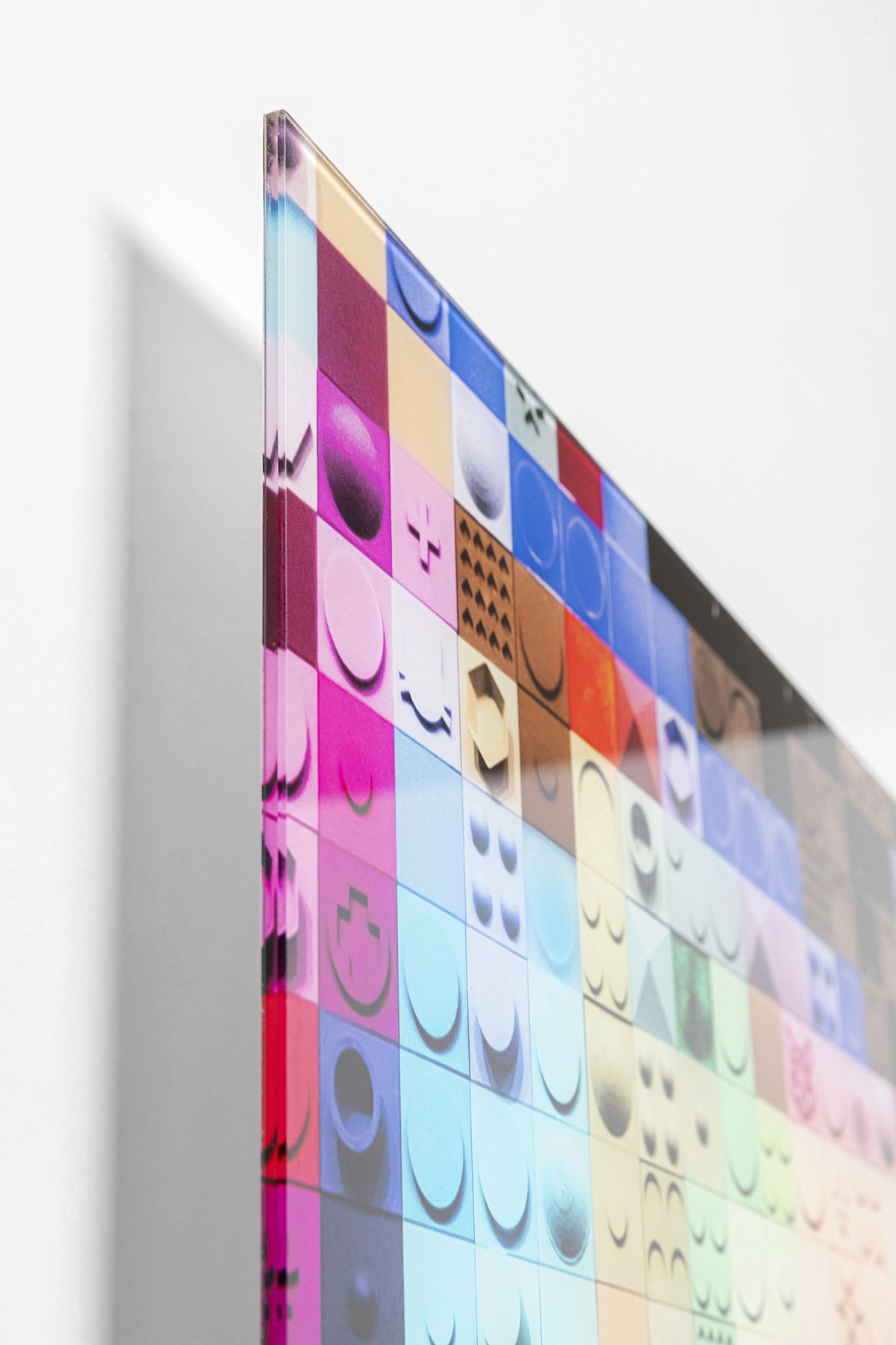 Kare - Glass Picture Pixel Face 120x80cm