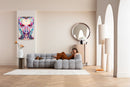 Kare - Glass Picture Pixel Face 120x80cm