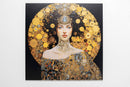 Kare - Glass Picture Art Nouveau Lady 3D 120x120cm