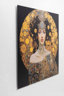 Kare - Glass Picture Art Nouveau Lady 3D 120x120cm