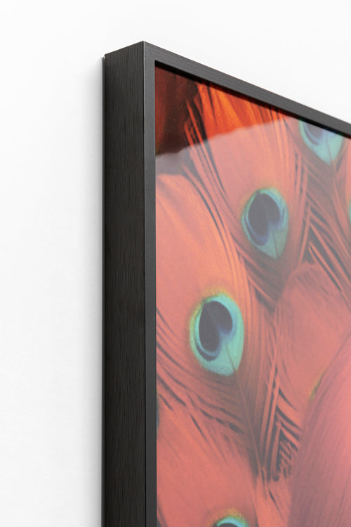 Kare - Framed Picture LED Fancy Red Lady 120x80cm
